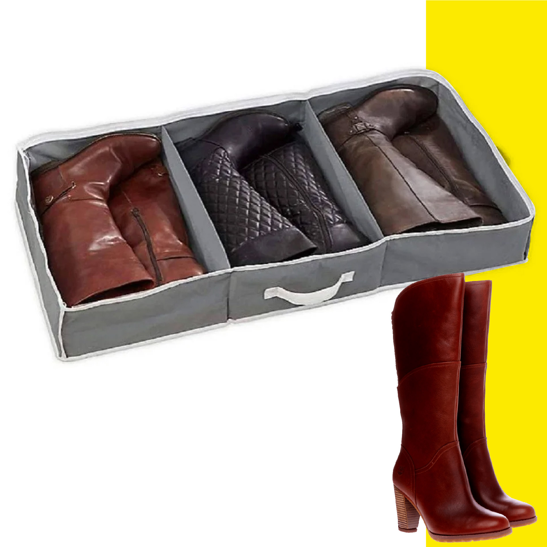 Organizador De Botas Zapatos Bajo Cama